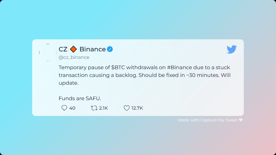 Binance CZ